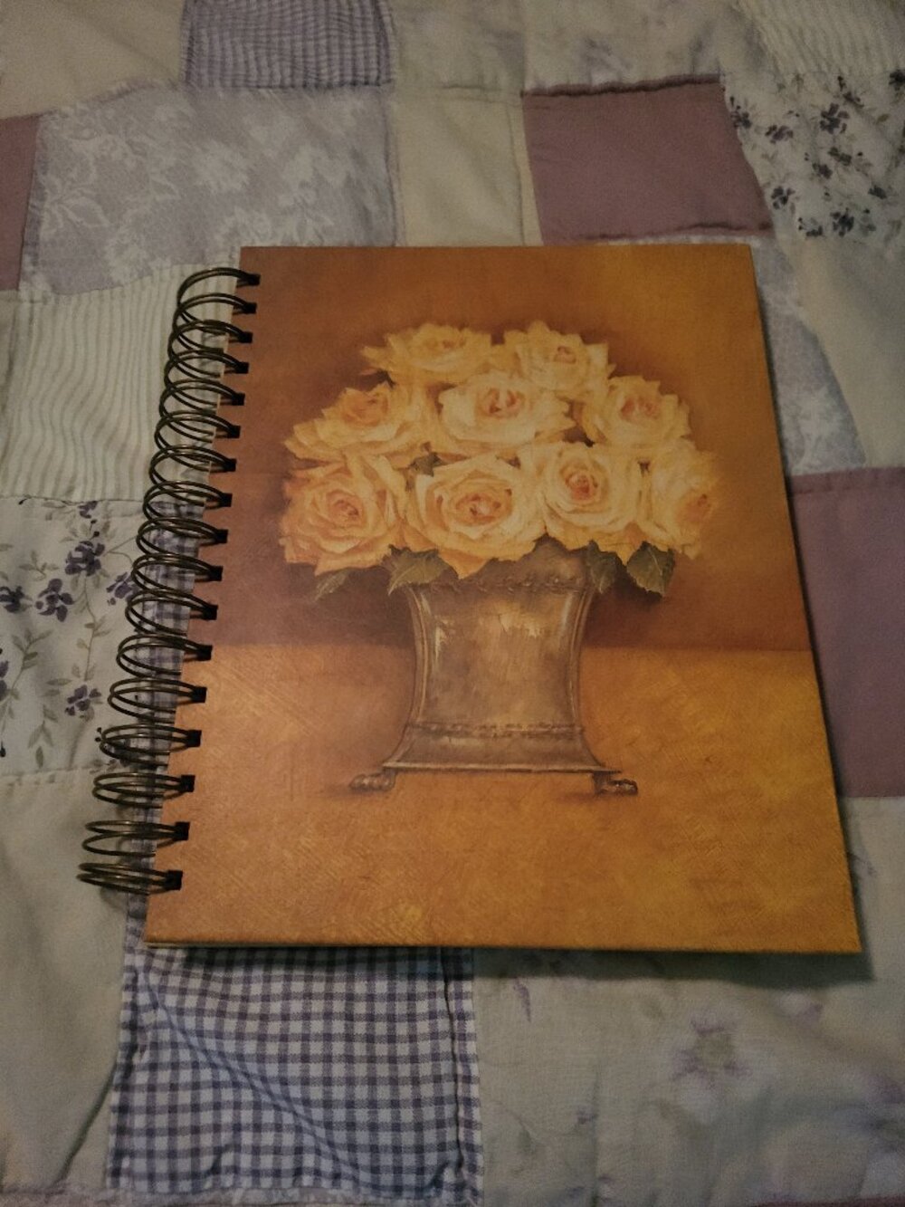 Vintage, spiral, ruled notebook (new)